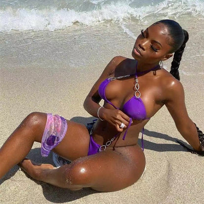 Summer Women Sexy Vacation Beach Bikini Set