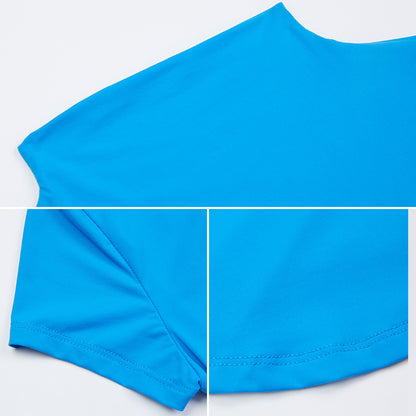 Top de yoga ajustado, de secado rápido y cuello alto para fitness