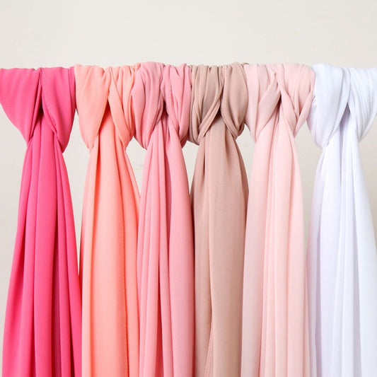 Bufanda de gasa con burbujas de color liso de verano para mujer