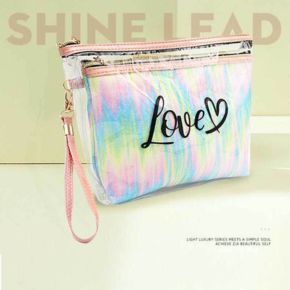 2 In 1 Travel Tie-Dye Cosmetic Bag