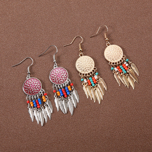 Bohemian Ethnic Style Retro Tassel Earrings