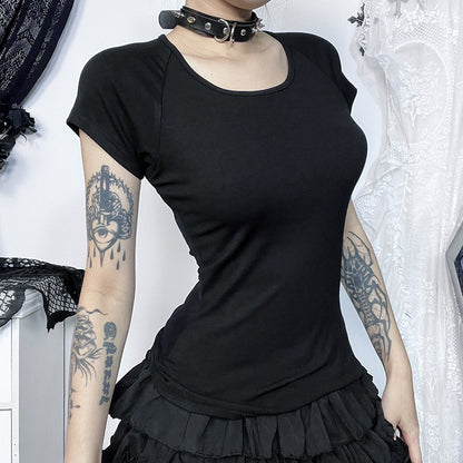 Summer Gothic Punk Spice Girls Short Sleeved T Shirt