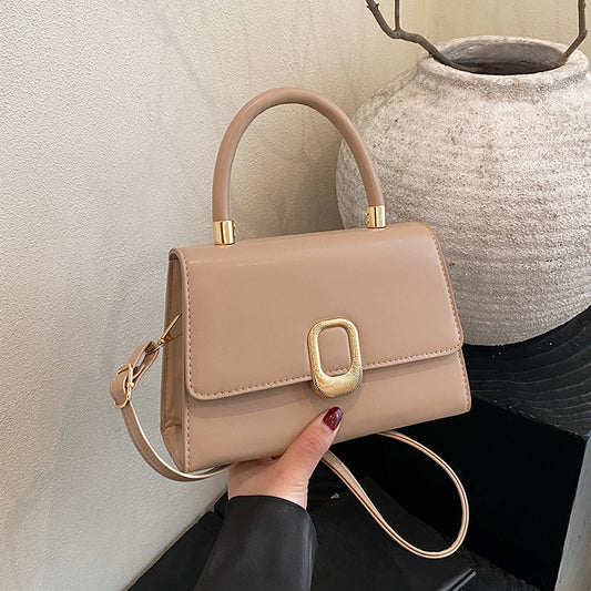 Women's Simple Retro Flip Handbag