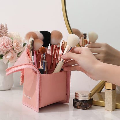 Bolsa de cosméticos portátil, multifuncional e impermeable para mujer