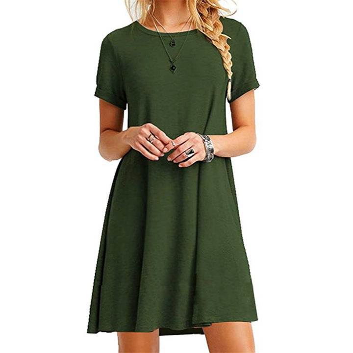 Vestido rosa casual