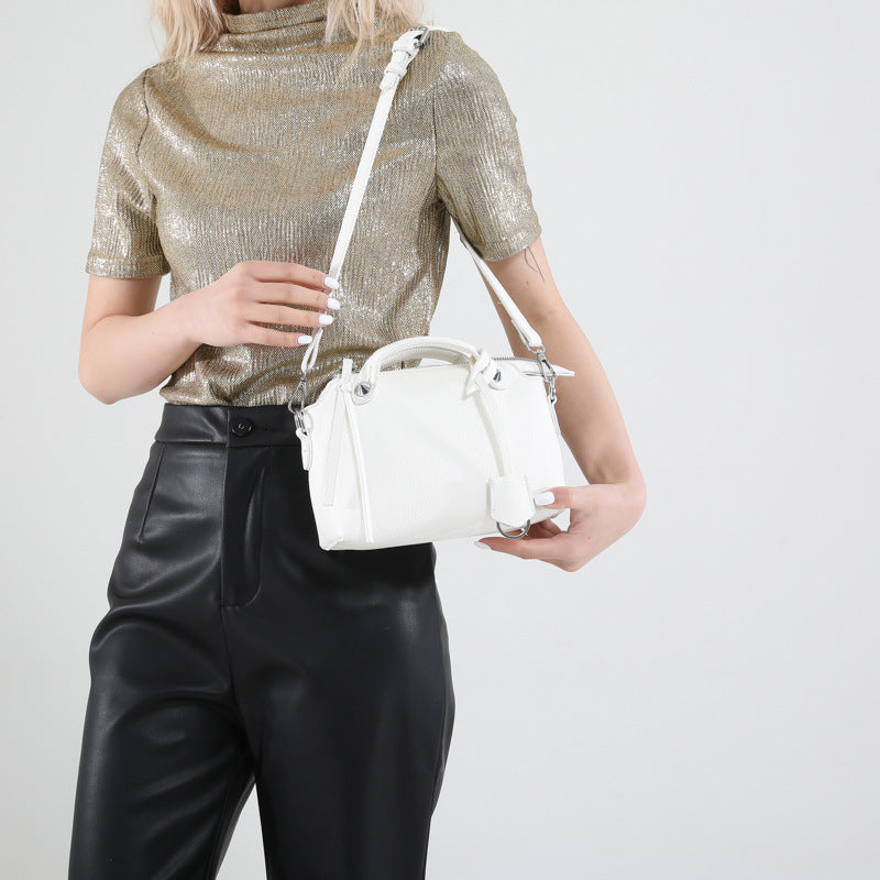 Fashion Solid Color Women Commuter Shoulder Bag
