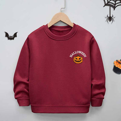 Kids Toddler Boys Girls Cartoon Print Fleece Sweatshirts