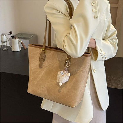 Women Fashion Casual Simple Large Capacity Tote Bag