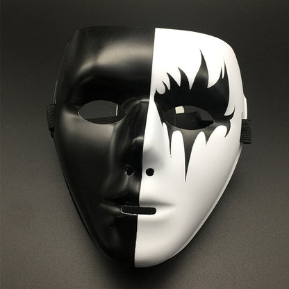 Men Simple Hand-Painted Full-Face Halloween Mask