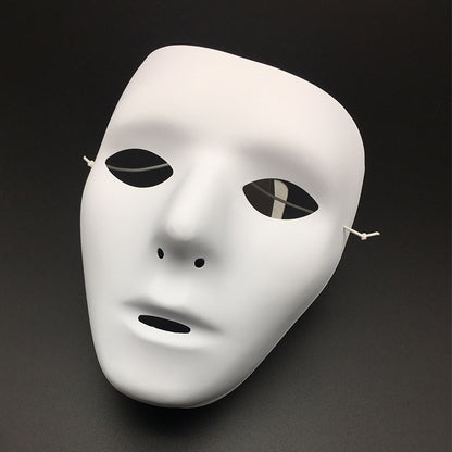 Men Simple Hand-Painted Full-Face Halloween Mask
