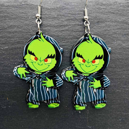 Halloween Women Fashion Scary Zombie Vampire Dangle Earrings