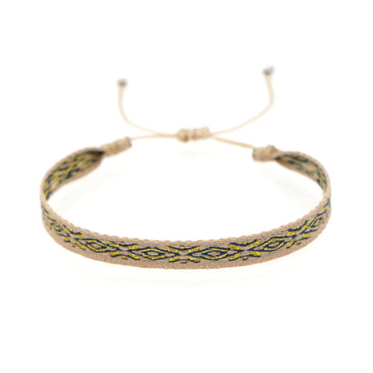 Bohemian Ethnic Ribbon Handwoven Bracelet
