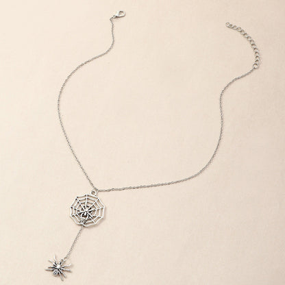 Collar de calavera de animal de Halloween con personalidad de moda para mujer