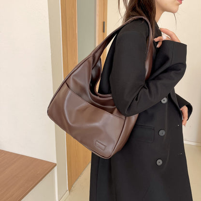 Autumn Women Large Capacity PU Shoulder Bag