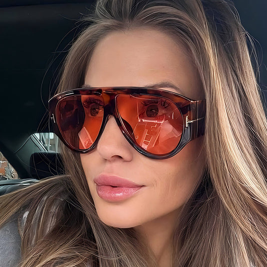 Fashion Large Frame Sunscreen Sunglasses