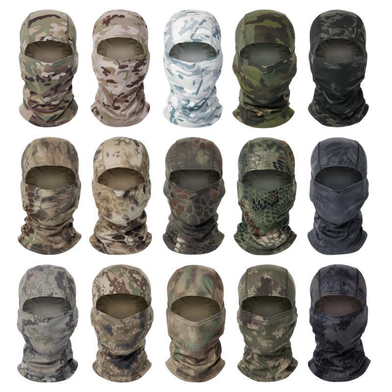 Camouflage Summer Riding Headgear Ice Silk Scarf