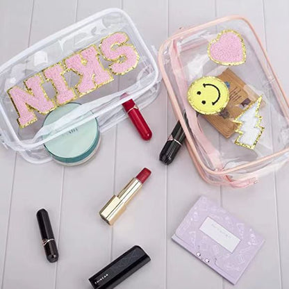 Bolsa de cosméticos de PVC transparente de moda para mujer