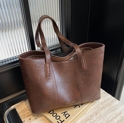 Bolso de mano informal de gran capacidad a la moda para mujer