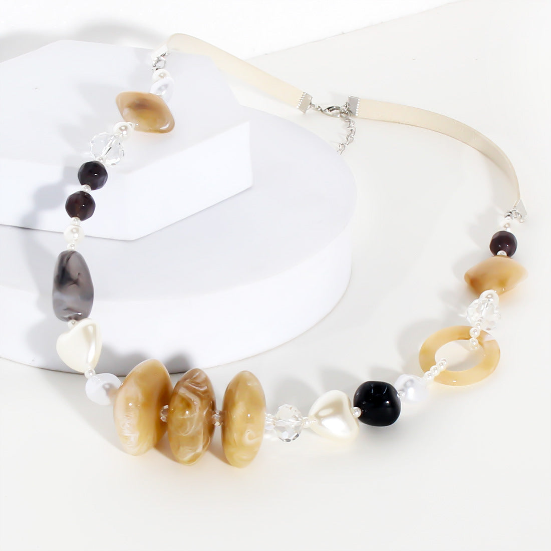 Collar largo geométrico vintage de moda para mujer