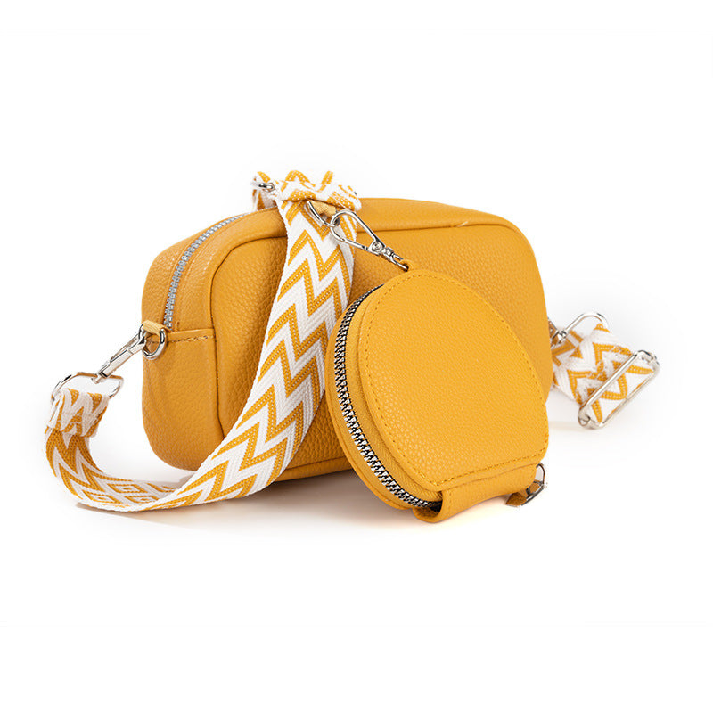 Women Fashion Large Capacity PU Crossbody Bag