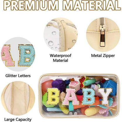 Bolsa de cosméticos de PVC transparente impermeable de moda para mujer