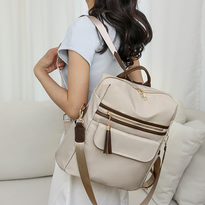 Oxford Cloth Women Casual Lightweight Water-Repellent Backpack