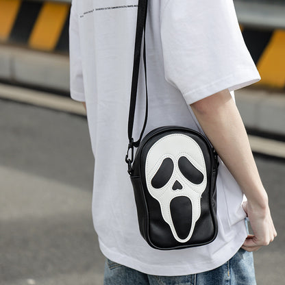 Gothic Women Fashion Funny Ghost Skull Messenger Bag