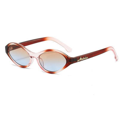 Gafas de sol ovaladas con montura pequeña personalizadas retro