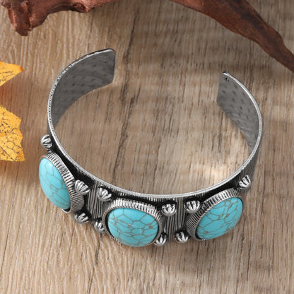 Women Retro Ancient Silver Bohemian Bracelet