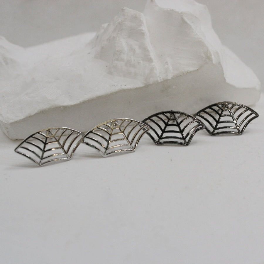 Women Fashion Creative Halloween Spider Web Earrings