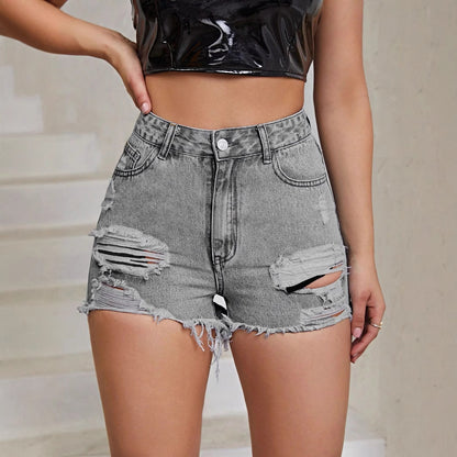 Short en jean Fashion Rave pour femme
