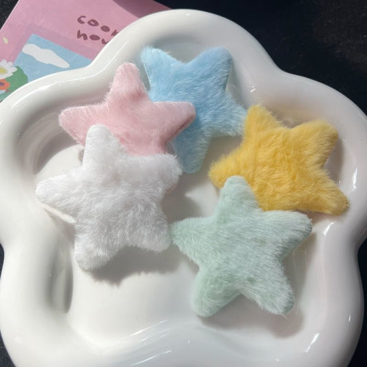 Horquilla de estrella de cinco puntas con forma de dopamina: un elegante accesorio de tela