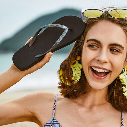 Women Summer Beach Flat Flip Flops in EVA
