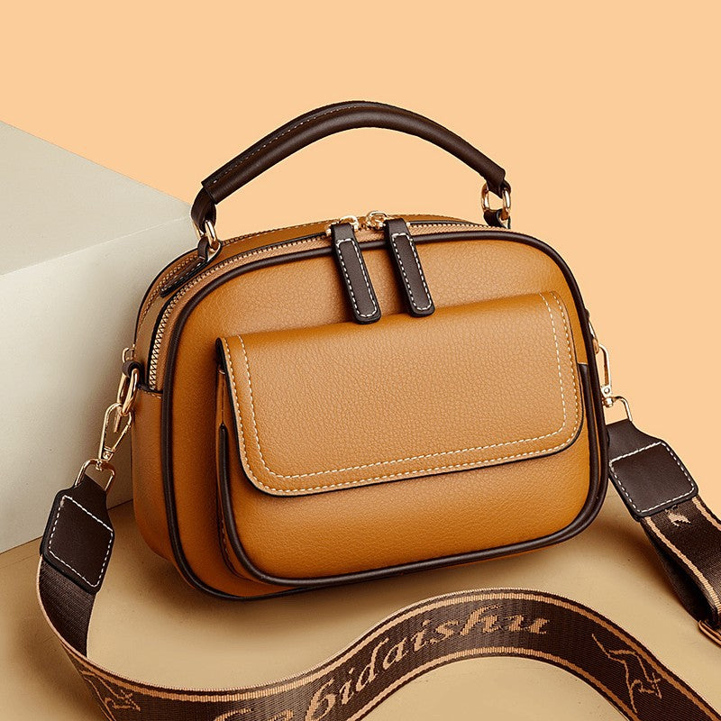 Women Casual Round Crossbody Bag in PU Urban Style