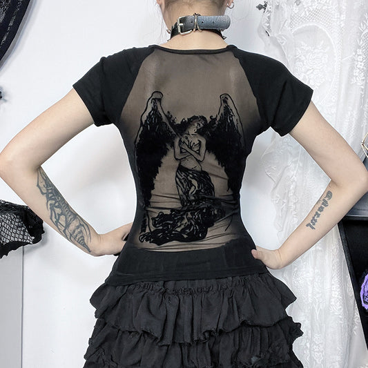 Summer Gothic Punk Spice Girls Short Sleeved T Shirt