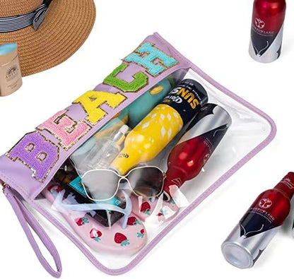 Bolsa de cosméticos bordada para mujer: fresca y dulce