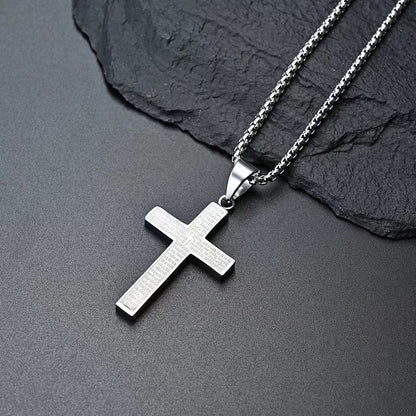 Men'S Fashion Stainless Steel Cross Necklace