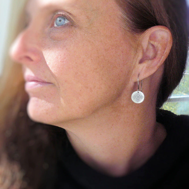 Boucles d'oreilles symétriques vintage bohèmes pour femmes