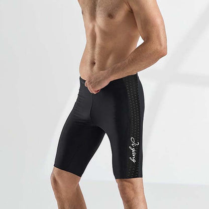Traje de baño de carreras a juego con letras y colores para hombre
