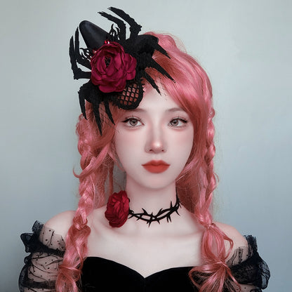 Gothic Halloween Spider Topper Vintage Headwear