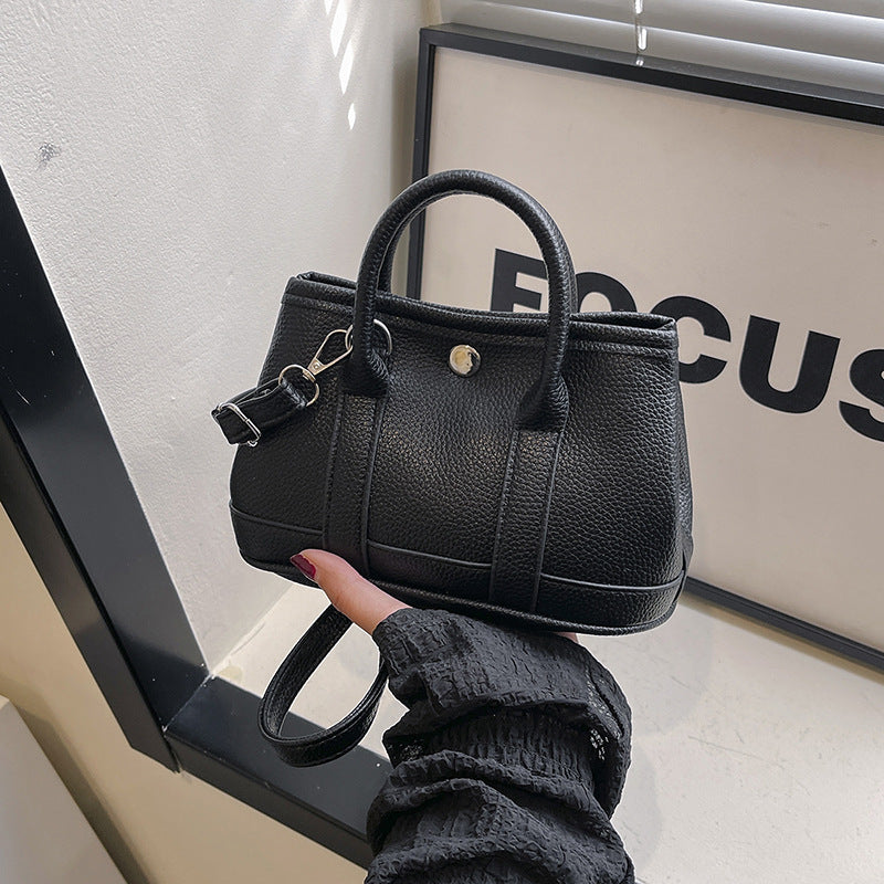 Fashion Simple Solid Color Handbag