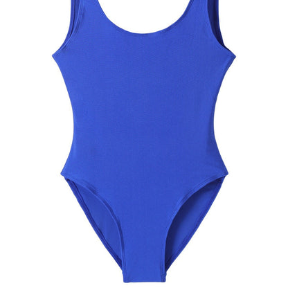 Women Blank Sexy Solid Backless Swimsuit