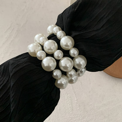 Women Fashion Exaggerated Punk Beaded Bracelet Set