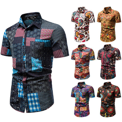 Camisa informal de verano para hombre para vacaciones en la playa