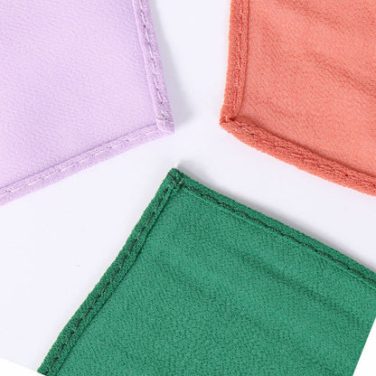 Bufanda de gasa con burbujas de color liso de verano para mujer