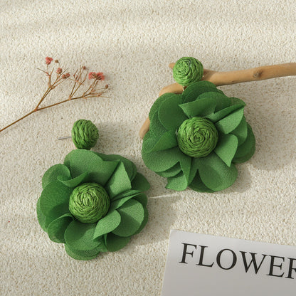 Bohemian Holiday Multicolor Floral Earrings