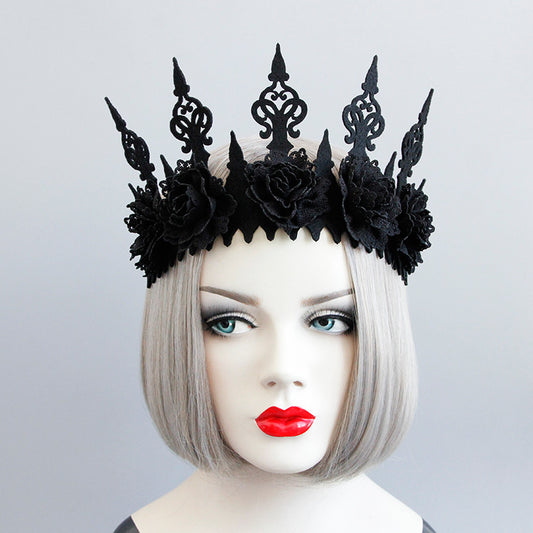 Diablo Gothic Halloween Headband Femme Style Couronne