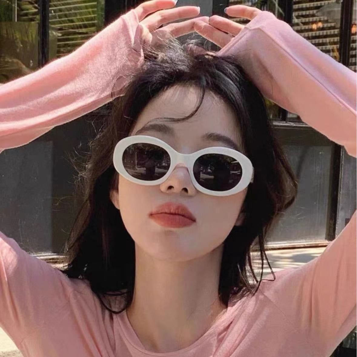 Summer Fashion Round Large Frame Sunglasses