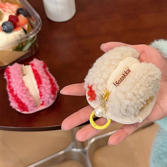 Cute Plush Soft Airpods Protective Cover Bag