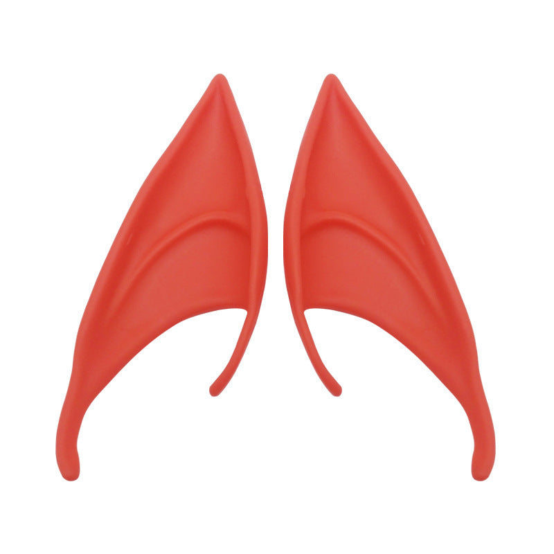 Oreilles d'elfe en latex pour déguisement de fête